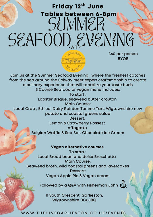 Summer Seafood Evening Friday 12th June